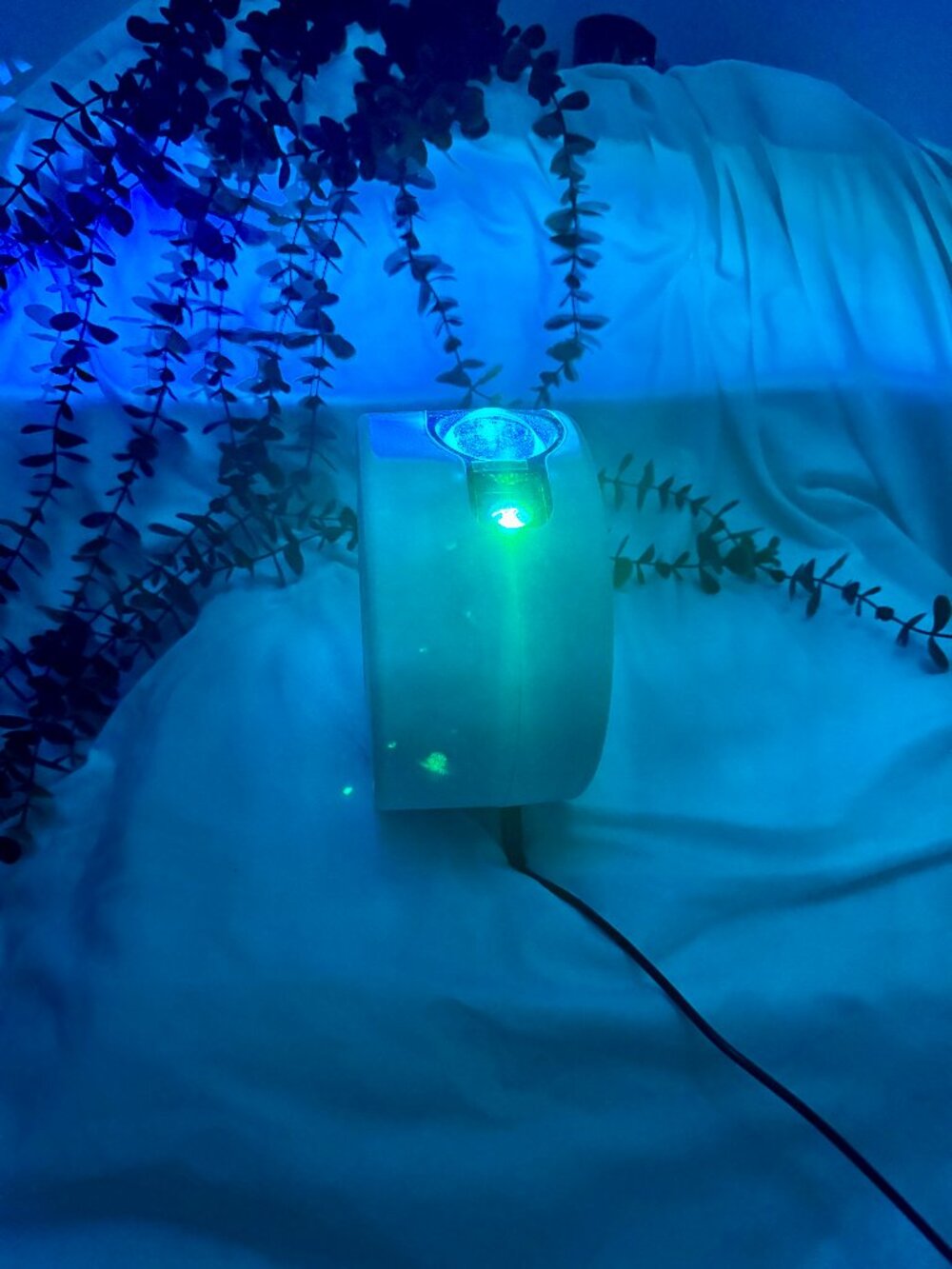 Star Galaxy Projector LED Nebula Cloud Night Light with Remote Control White
